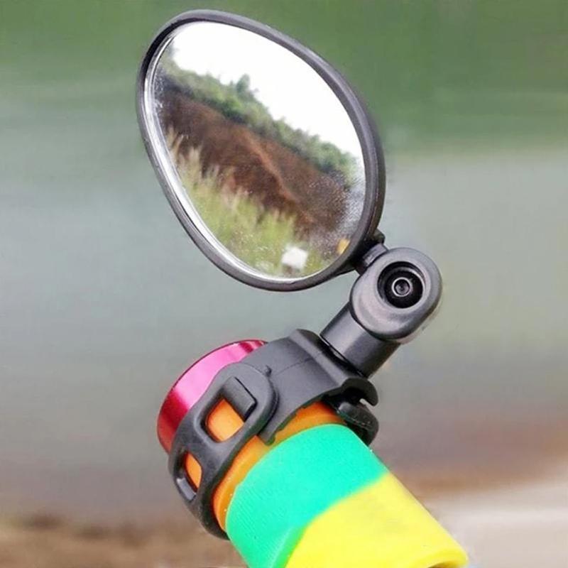 Espejo Para Bicicleta Espejos Retrovisores Para Bicicleta | 2 Piezas Plegables | HD Convexo | Ajuste 360° | Para Manillar 16-22 Mm Espejo Bici