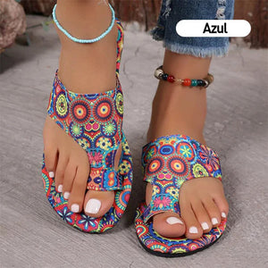Sandalias planas ortopédicas ligeras para mujer