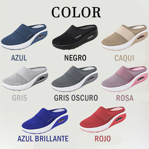 Zapatos ortopédicos para diabéticos con colchón de aire y propiedades antideslizantes