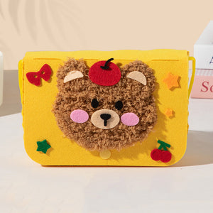 Bolso bandolera con bordado de lana