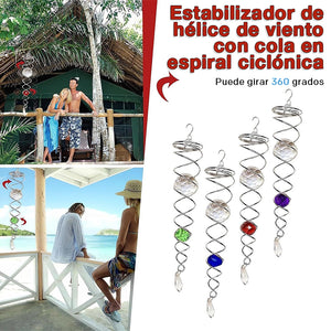Cristal espiral de viaje sagrado hecho a mano