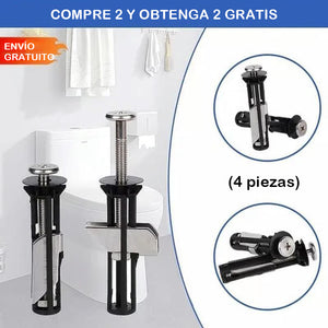 Kit de pernos de fijación para asiento de inodoro de alta resistencia