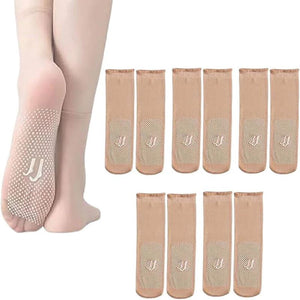 Calcetines tobilleros ultratransparentes y antideslizantes: elegancia transpirable para uso diario