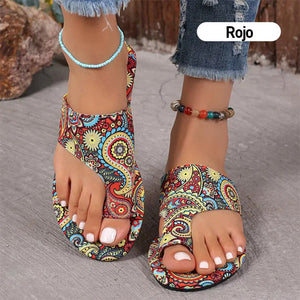 Sandalias planas ortopédicas ligeras para mujer
