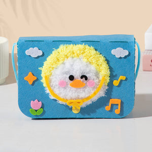 Bolso bandolera con bordado de lana