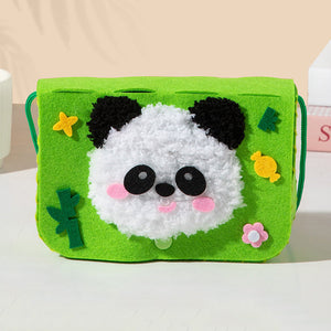 Bolso bandolera con bordado de lana