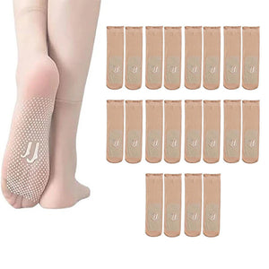 Calcetines tobilleros ultratransparentes y antideslizantes: elegancia transpirable para uso diario