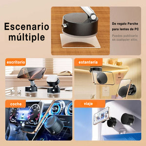 Soporte magnético para teléfono con ventosa al vacío