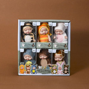 Mini muñecas bebé realistas con ropa