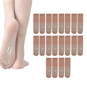 Calcetines tobilleros ultratransparentes y antideslizantes: elegancia transpirable para uso diario