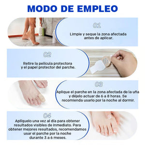Pegatinas para la onicomicosis