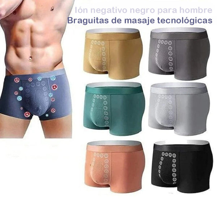 Calzoncillos de terapia magnética de masaje para hombres