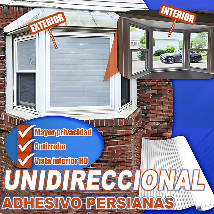 Cubierta de ventana de privacidad ciega falsa unidireccional