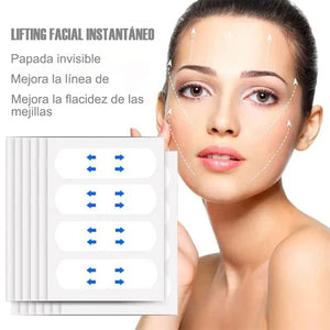 Cinta invisible para lifting facial