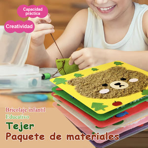 Kit de muñeca bordada navideña DIY