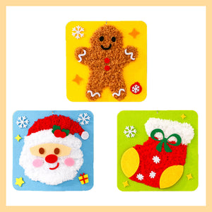 Kit de muñeca bordada navideña DIY