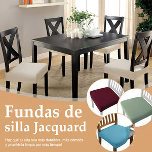 Funda de silla jacquard duradera e impermeable