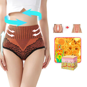 Ropa interior de algodón de cintura alta para mujer