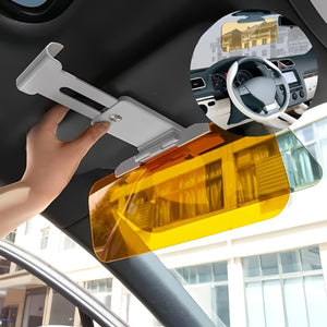 Extensión de visera para conducción con protección antideslumbrante para día y noche