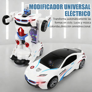 Juguete de coche robot de transformación automática