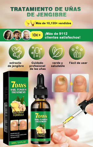 Cuidado de las uñas con jengibre