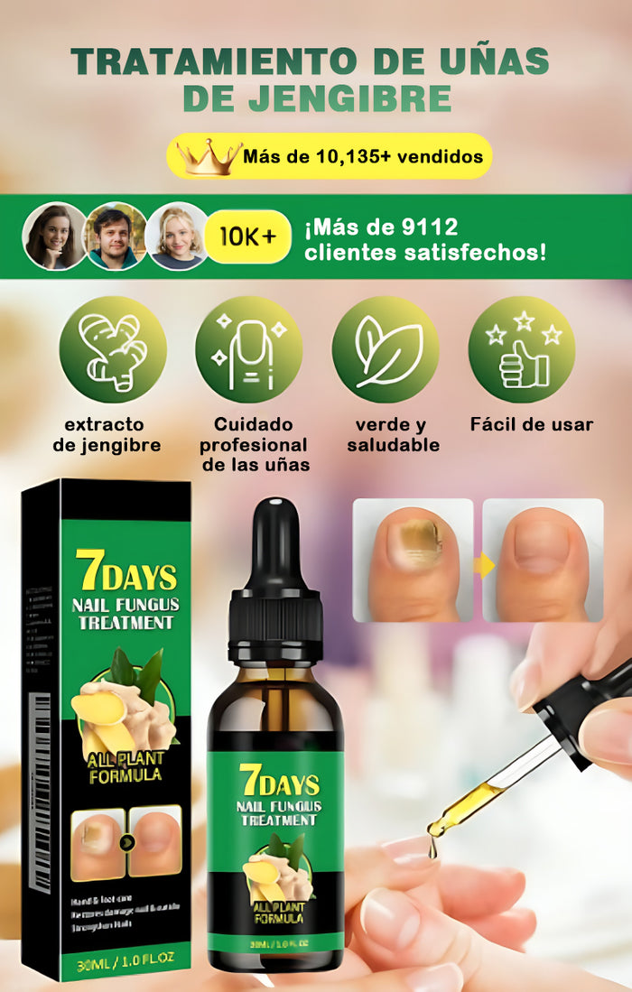 Cuidado de las uñas con jengibre