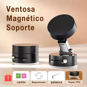 Soporte magnético para teléfono con ventosa al vacío