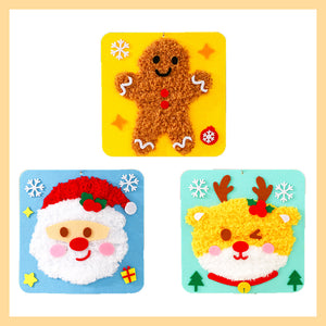 Kit de muñeca bordada navideña DIY