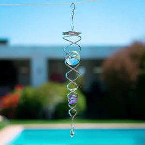 Cristal espiral de viaje sagrado hecho a mano