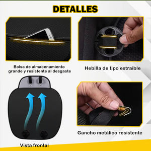 Funda de asiento de coche de filamento de viscosa transpirable y antideslizante
