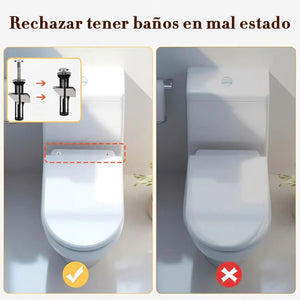 Kit de pernos de fijación para asiento de inodoro de alta resistencia