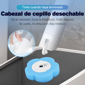 Cepillo de baño desechable con cabezal de esponja desechable