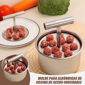🎁Molde para albóndigas de acero inoxidable para cocina