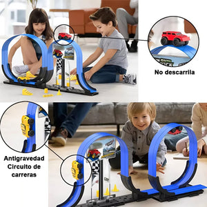 Coche de ferrocarril antigravedad para niños, juguete educativo de montaje DIY