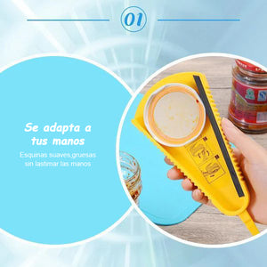 Abrebotellas multifuncional creativo
