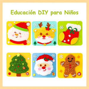 Kit de muñeca bordada navideña DIY