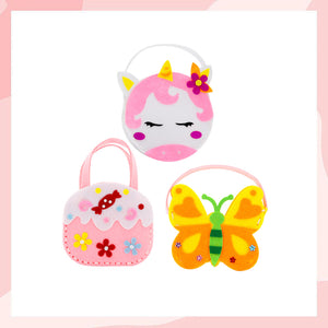 Kit de costura para hacer bolsos de manualidades para niños
