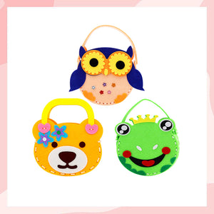 Kit de costura para hacer bolsos de manualidades para niños