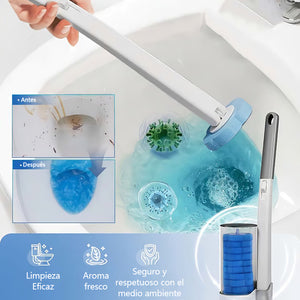 Cepillo de baño desechable con cabezal de esponja desechable