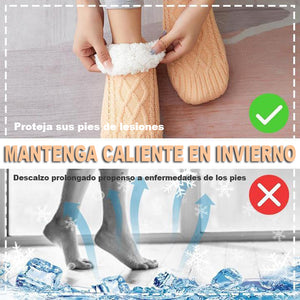 Calzado acolchado de terciopelo