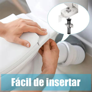 Kit de pernos de fijación para asiento de inodoro de alta resistencia