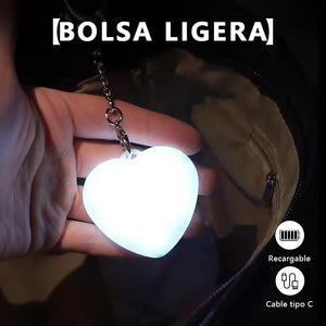 Llavero portátil iluminado y sensible al tacto