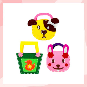 Kit de costura para hacer bolsos de manualidades para niños