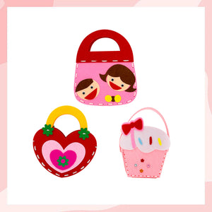 Kit de costura para hacer bolsos de manualidades para niños