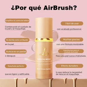Base de maquillaje líquida 4 en 1 que cambia de color