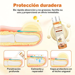 Spray reparador de uñas con veneno de abeja