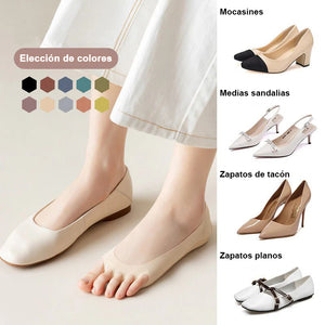 Calcetines de cinco dedos invisibles y transpirables (3 pares)