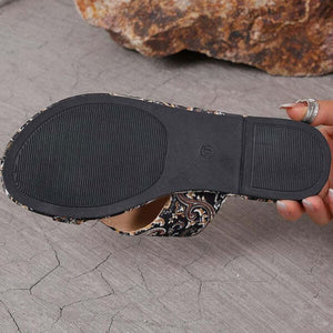 Sandalias planas ortopédicas ligeras para mujer
