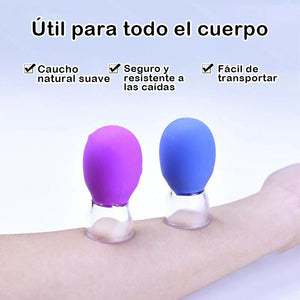Terapia de ventosas de silicona (paquete de 3)