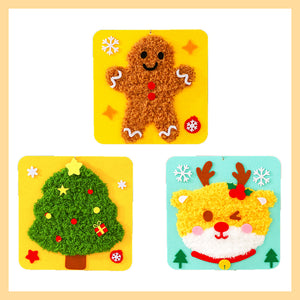Kit de muñeca bordada navideña DIY